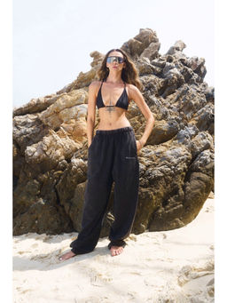 Bonkers Corner - Black Faded Loose Fit Pant