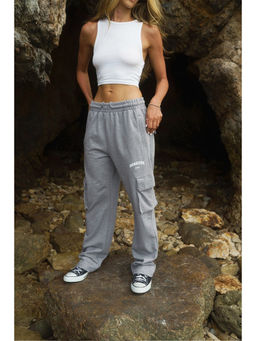 Bonkers Corner - Grey Melange Utility Pant