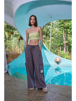 Bonkers Corner - Stone Grey Heavyweight Cargo Pant