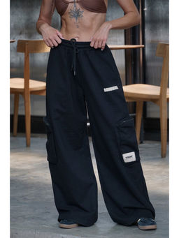 Bonkers Corner - Black Heavyweight Cargo Pant
