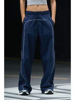 Bonkers Corner - Navy Blue Deconstructed Loose Pant