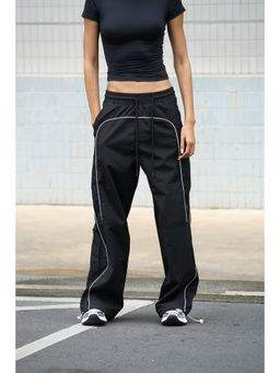 Bonkers Corner - Black Deconstructed Loose Pant