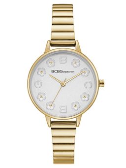 BCBGMAXAZRIA - GENERATION Quartz Silver Round Dial Women's Watch - GN50726002