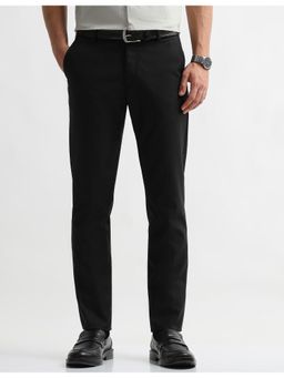 Arrow - Mens Textured Dobby Formal Trousers - Grey