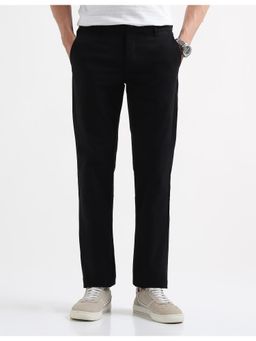 Arrow Sports - Mens Twill Air Soft Casual Trousers - Black