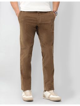 U.S. POLO ASSN. - Mens Denver Slim Fit Corduroy Casual Trousers - Brown