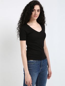 Calvin Klein - Women Black Color T-Shirt