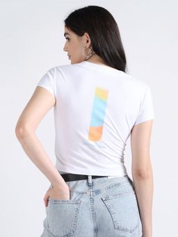 Calvin Klein - Women White Color T Shirt