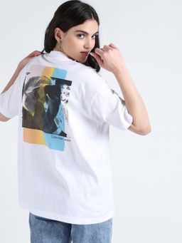 Calvin Klein - Women White Color T Shirt