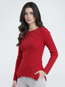 Red color option, Sold out, Currently selected