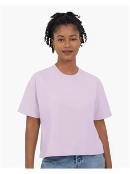 American Apparel - Purple Cotton Blend Boxy T- Shirts
