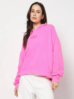GAP - Women's Logo Relaxed Hoodie