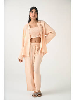 Ayrolane - Double Gauze Crimped Fabric Co-ord