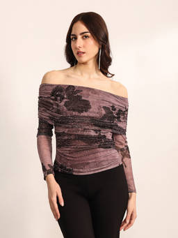 Kazo - Mauve Penthouse Top