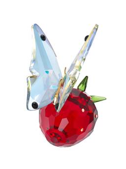 SWAROVSKI - Idyllia Butterfly and Strawberry Showpiece