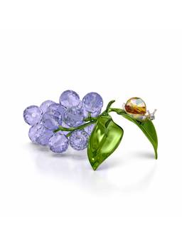 SWAROVSKI - Idyllia Snail and Blueberries Showpiece