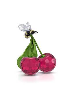 SWAROVSKI - Idyllia Bee and Cherry Showpiece