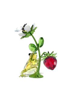 SWAROVSKI - Idyllia Frog, Bee and Strawberry Showpiece