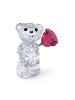 SWAROVSKI - Kris Bear A Rose with Love Showpiece