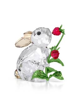 SWAROVSKI - Idyllia Rabbit and Raspberries Showpiece