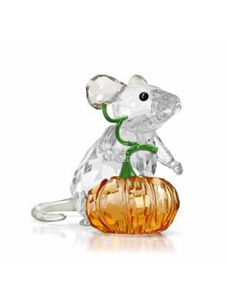SWAROVSKI - Idyllia Mouse and Pumpkin Showpiece
