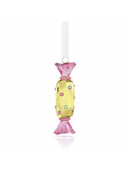 SWAROVSKI - Holiday Cheers Dulcis Candy Ornament- Yellow Showpiece
