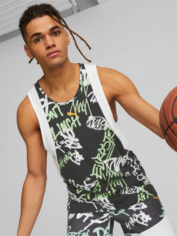 Puma - Streetball Aop Mens Black Tank