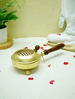 Ekhasa - Metal Dhoop Dani Burner Stand for Home