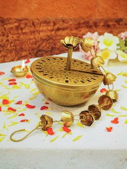 Ekhasa - Metal Hanging Dhoop Dani Burner Stand for Home
