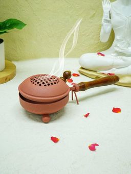 Ekhasa - Metal Dhoop Dani Burner Stand for Home