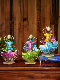 Ekhasa - Metal Show Pieces for Home Decor (Set Of 3)