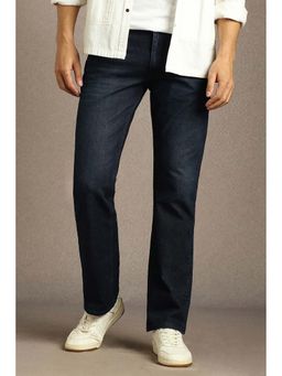 Louis Philippe - Men Navy Blue Slim Fit Jeans