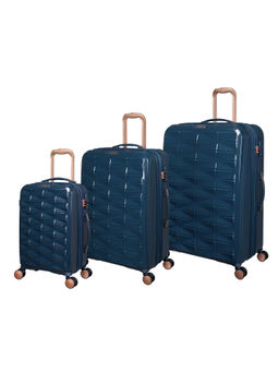 it luggage - Certify Blue Set of 3 28-24-20 Inches Expandable Hardsided TSA Luggage Trolley
