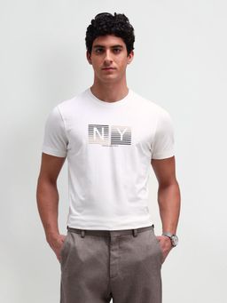 Arrow Newyork - Printed White T-Shirt