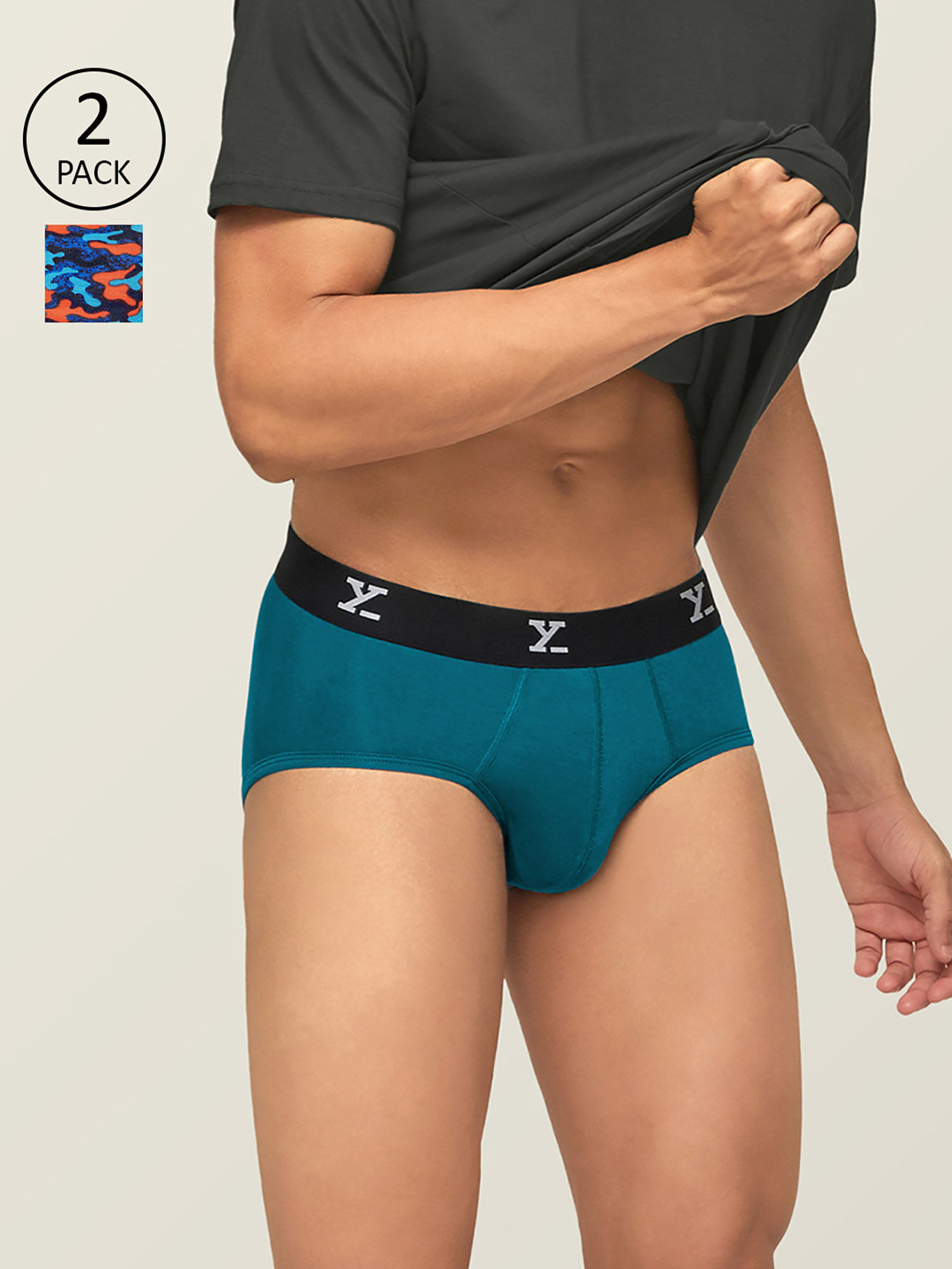Buy XYXX Multi-Color Ultra Soft Antimicrobial Micro Modal Briefs