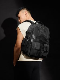 The Souled Store - Official Batman Gotham Gear Black Backpack