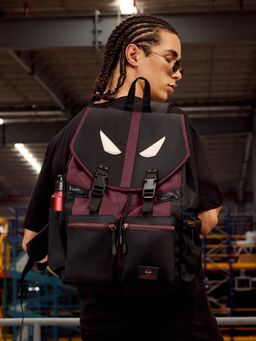 The Souled Store - Official Deadpool Iconic Purple Backpack