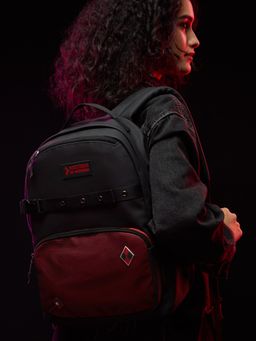 The Souled Store - Official Harley Quinn: Rebel Pack Black Backpack