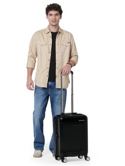 Calvin Klein - In Stereo Range Black Hard Luggage Bag