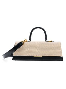 MIRAGGIO - Layla Beige Top Handbag with Detachable Strap