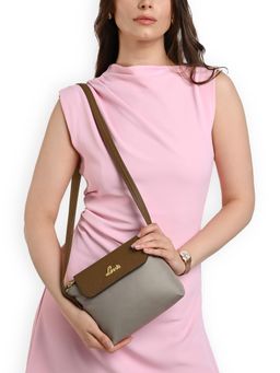 Lavie - Vero Women Grey Flap Sling Bag