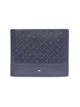 Tommy Hilfiger - Men Serres RFID Protection Leather Wallet - Navy Blue