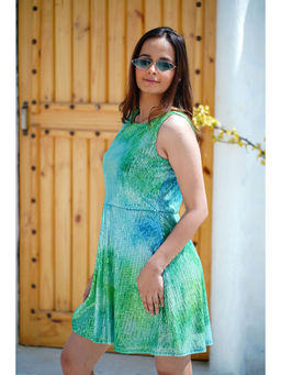 Ravi Rajoria - Digital Printed Party Wear Sequin Mini Dress