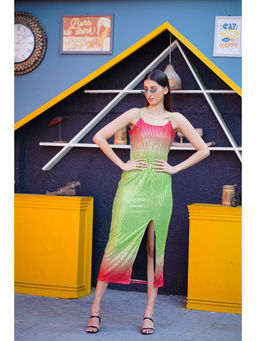 Ravi Rajoria - Sequin Party Wear Midi Dress