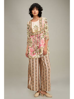 Soup by Sougat Paul - Mehr Embellished Kurta and Palazzo (Set of 2)