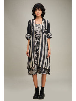 Soup by Sougat Paul - Ahyana Printed Dress And Jacket