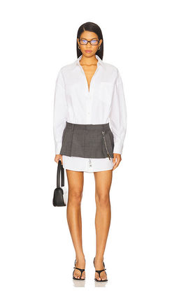 Alexander Wang - Pre-styled Shirt Dress With Chain