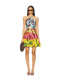 Alemais - Poppy Spliced Mini Dress