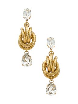 Anton Heunis - Crystal Knot Earrings