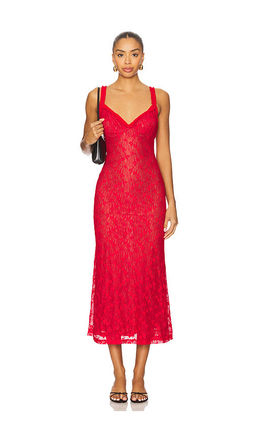 Bardot - Alegra Stretch Lace Midi Dress